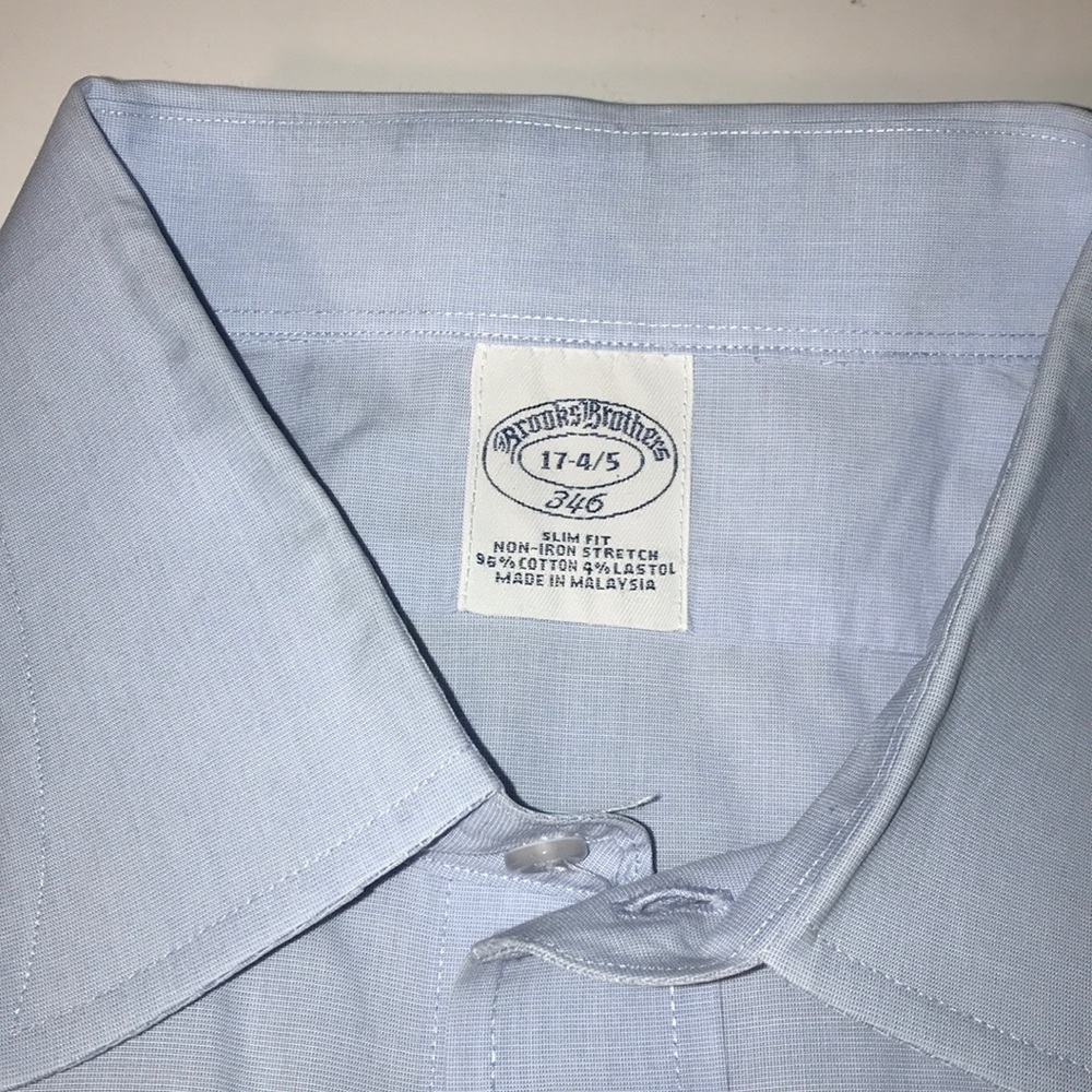 Brooks Brothers 346  17 4/5 Long Sleeve Shirt